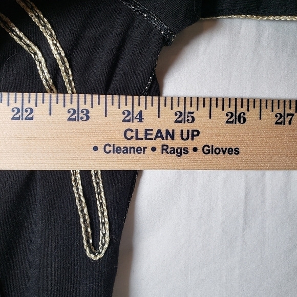 Carole Little Black and Gold Elegant Shirt Sz 2XL - Picture 8 of 8